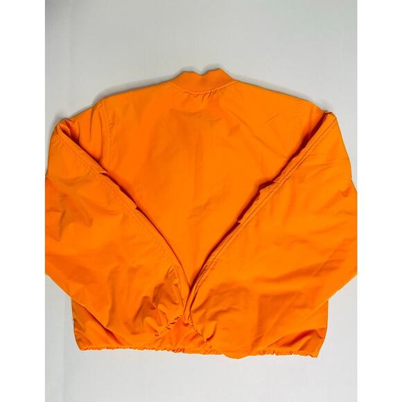 ICHI IHELISO JA Bomber Jacket size 38 Orange Full zip - Picture 8 of 13